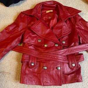 Wilson Leather red jacket